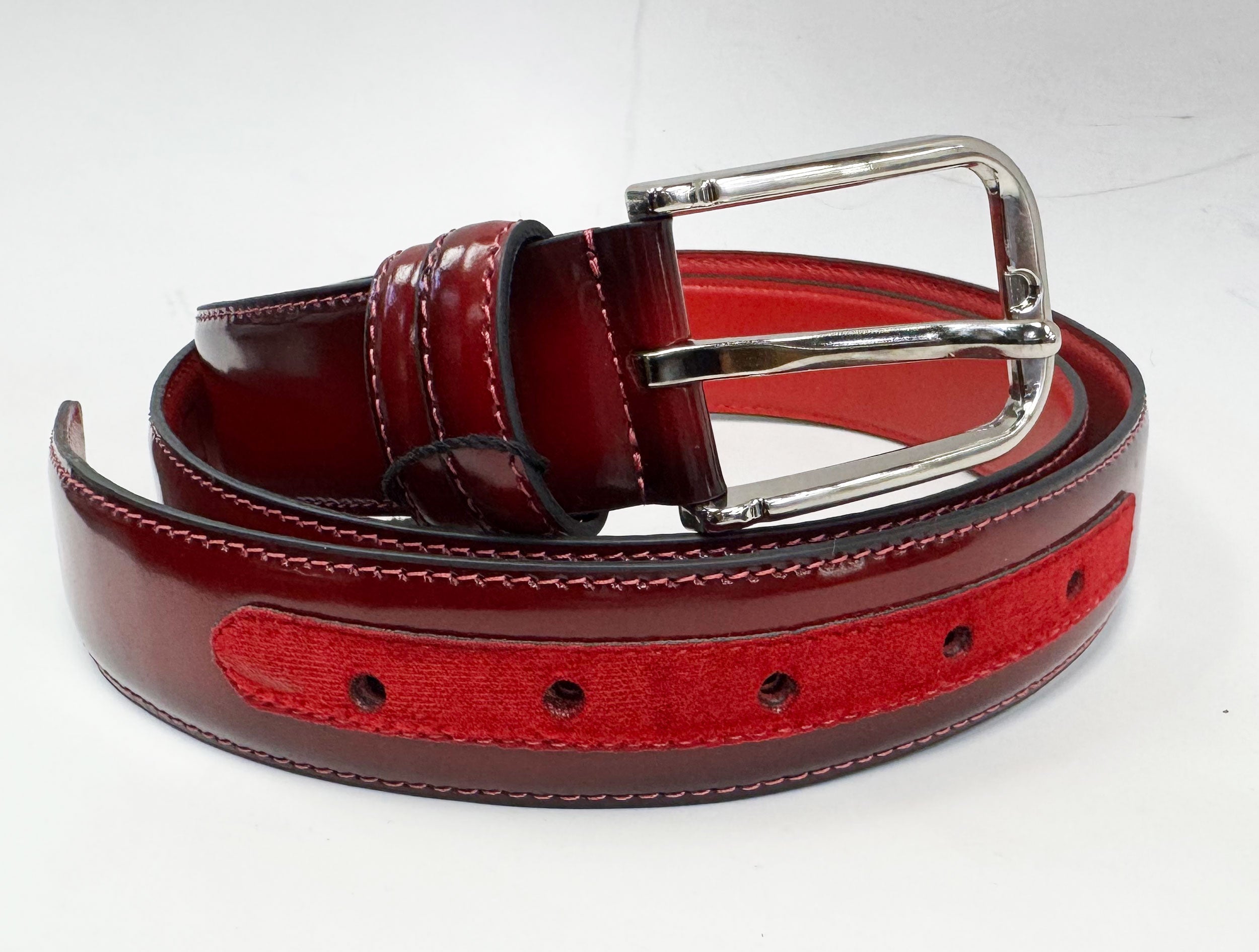 C Collection Leather Loafer - Red