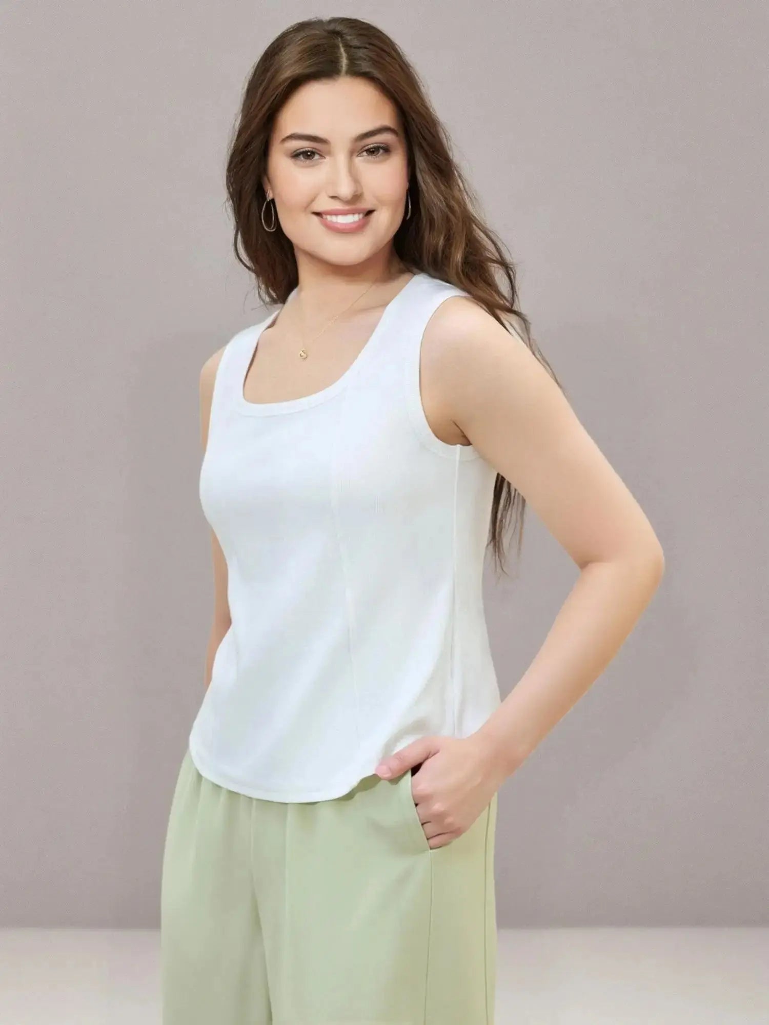 Plus Size Summer Cami | Versatile Layering Tank for Women