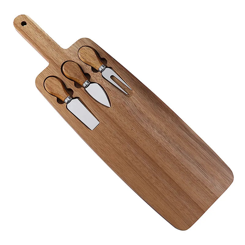 Acacia cheese board set cheese knife cheese board chopping board steak board cheese knife