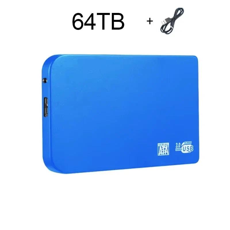 High-speed SSD 256TB USB 3.0 Enclosure Mobile Hard Drive Cases for SSD External Storage HDD Box With USB Cable ABS Tools