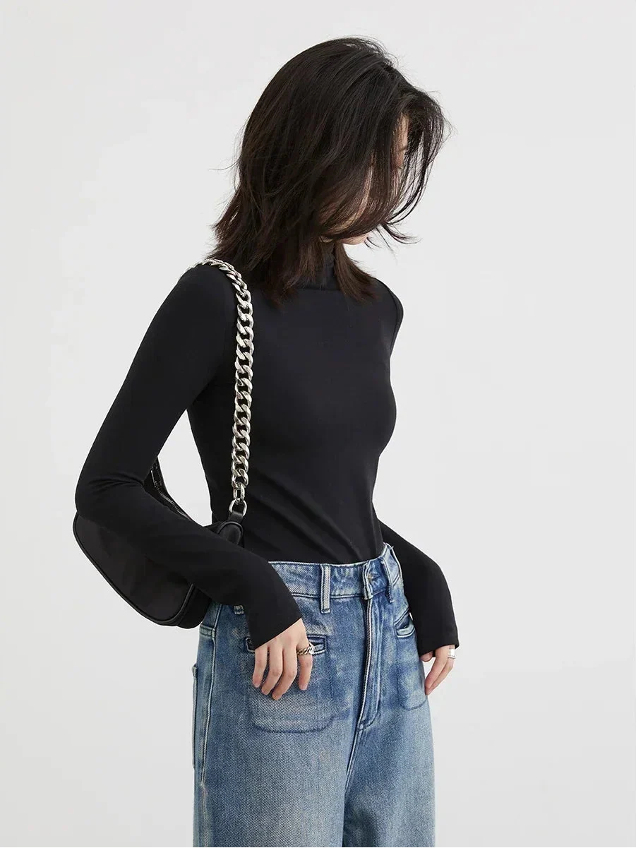 Spring/Autumn Women’s Base Layer Tee - Slim Fit Top