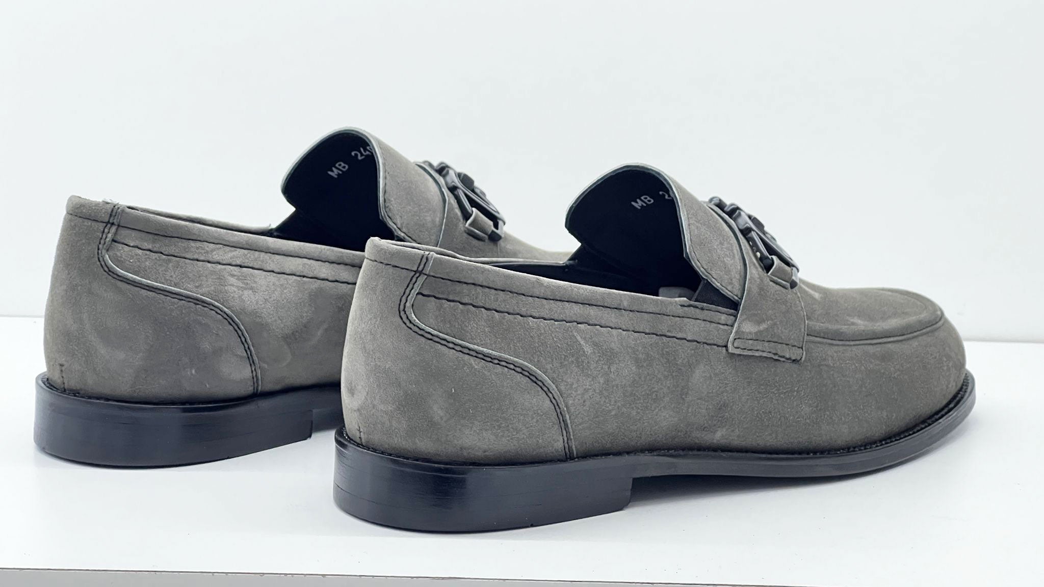 C Collection Suede Loafer - Grey