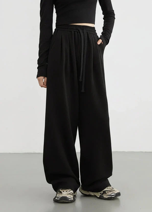 Thick Plush Joggers Autumn & Winter Drawstring Pants