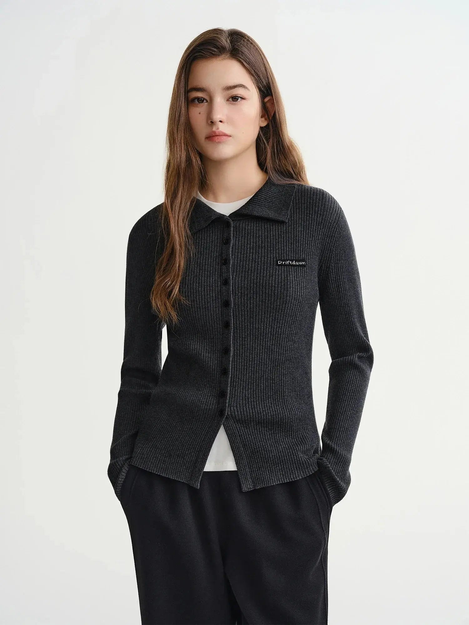 Slim-Fit Long Sleeve Top for Autumn/Winter