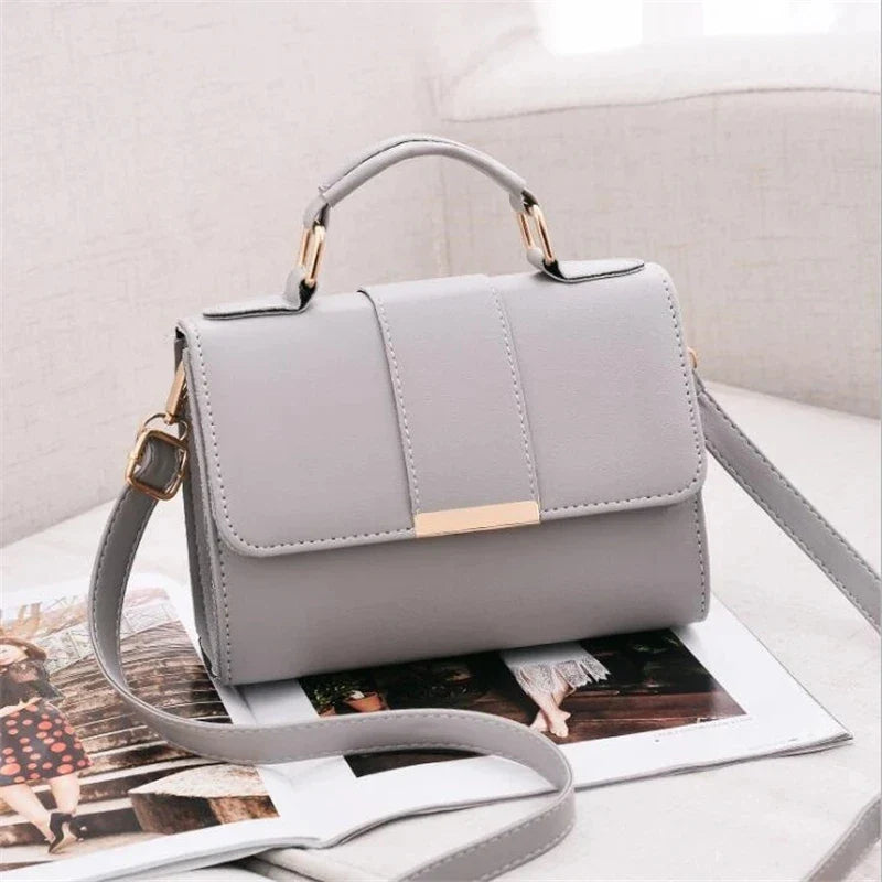 Women's Fashion PU Leather Shoulder Bag | Small Flap Crossbody Handbags & Top Handle Messenger Bags (High-Quality Luxury Ladies Hand Bag)