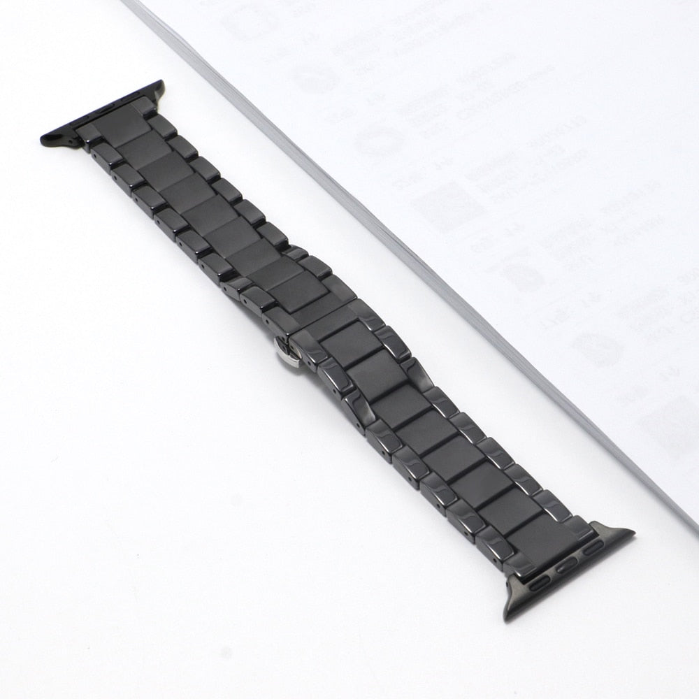 Ceramic Apple Watch Strap Series 11/10/9/8/7/6/5/4/ SE / Ultra 1/2/3