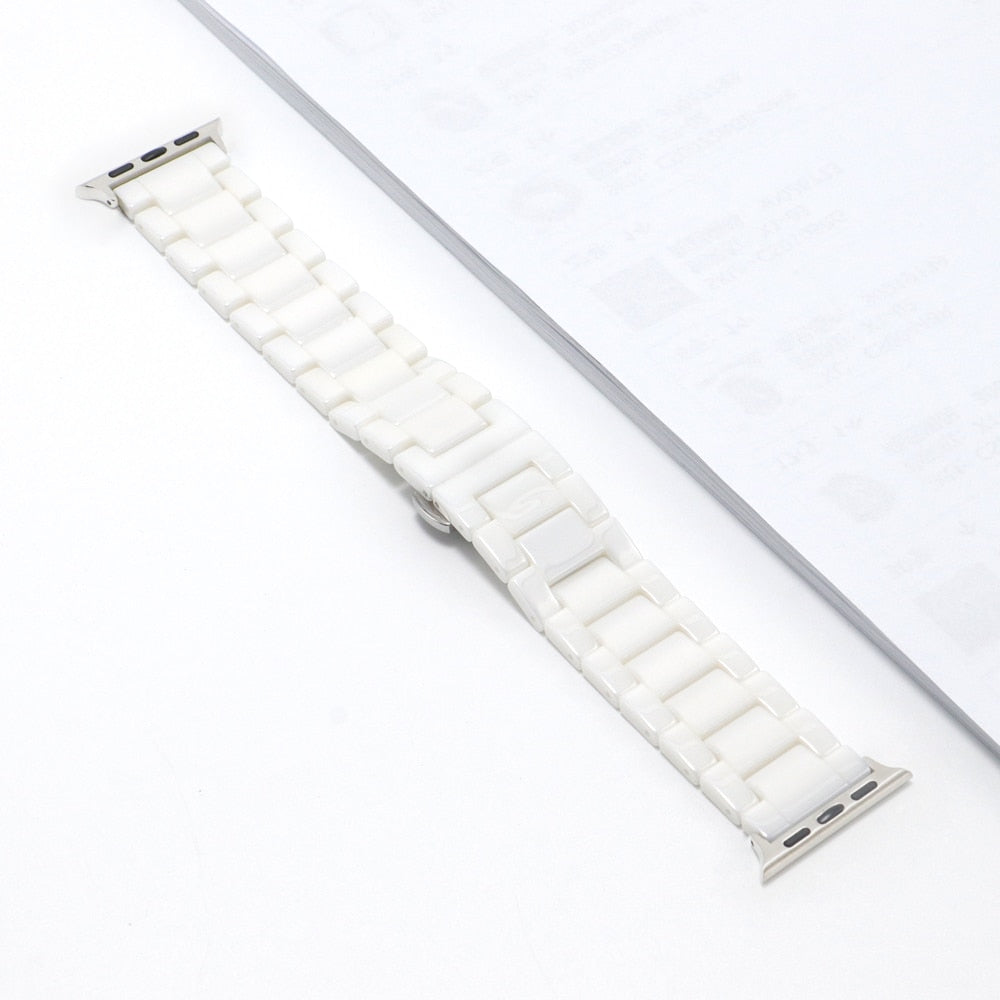 Ceramic Apple Watch Strap Series 11/10/9/8/7/6/5/4/ SE / Ultra 1/2/3