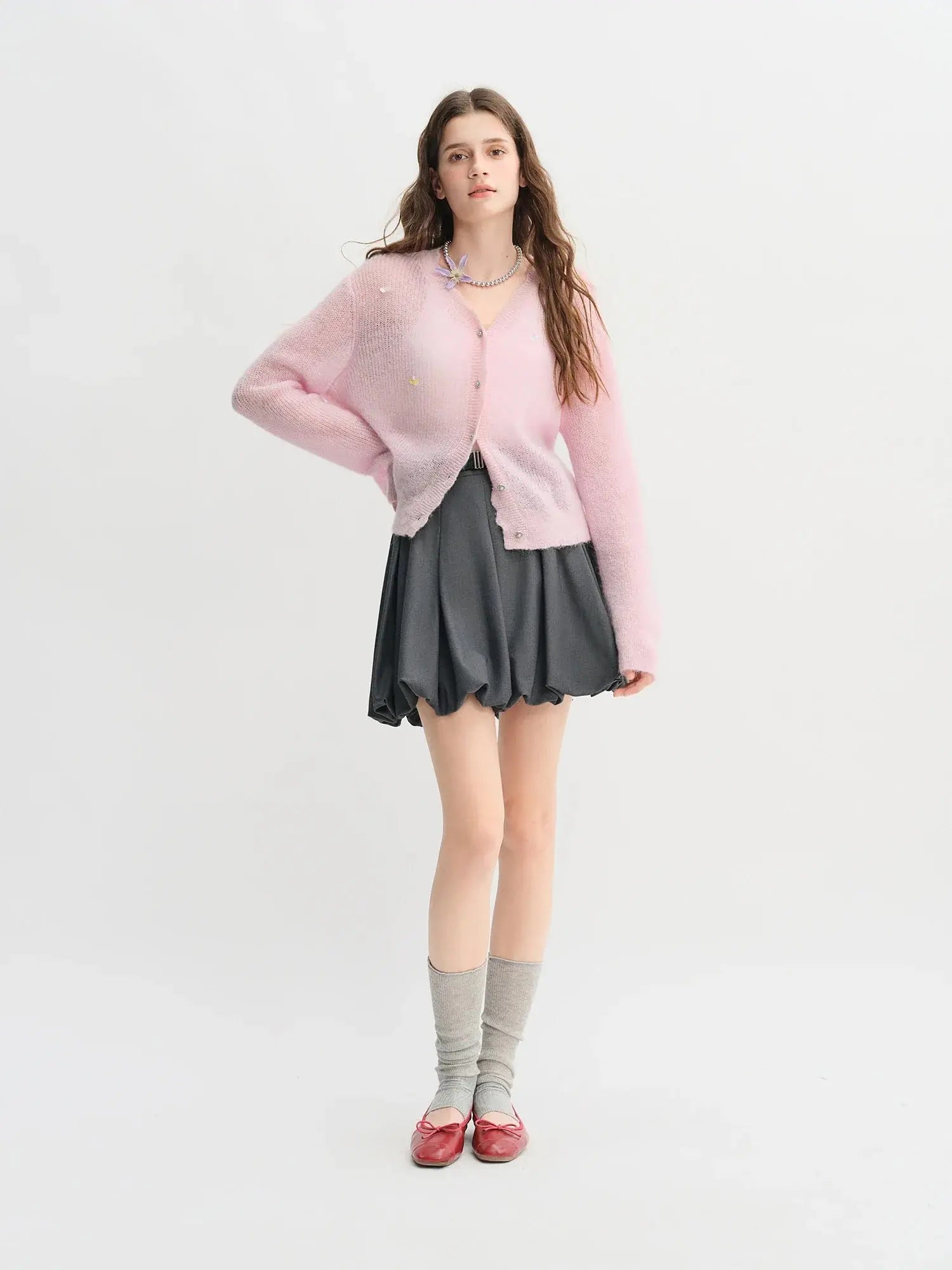 Easy-to-Wear Knitted Cardigan Sweater for Fall