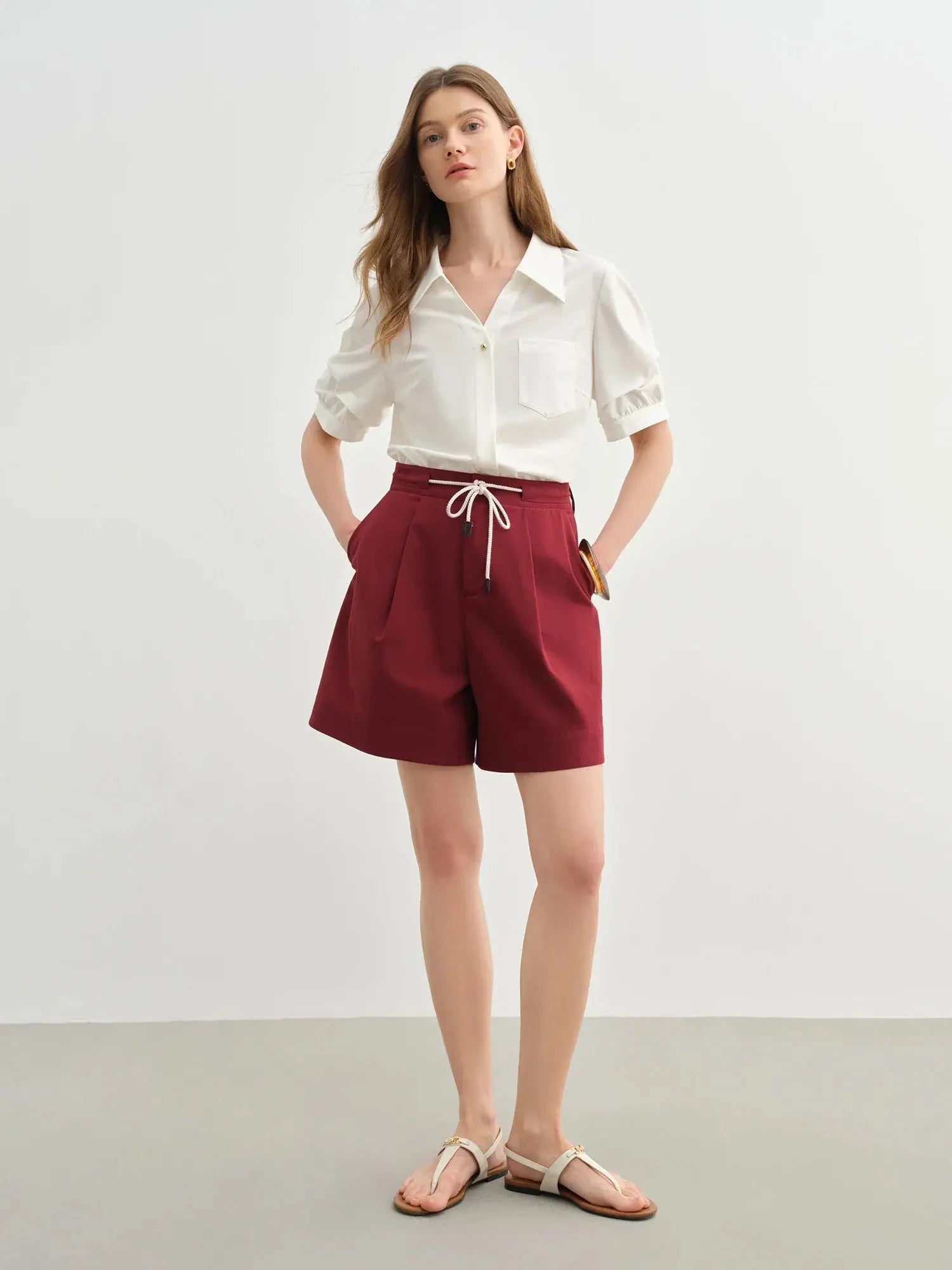 New Summer Loose Fit Drawstring Shorts