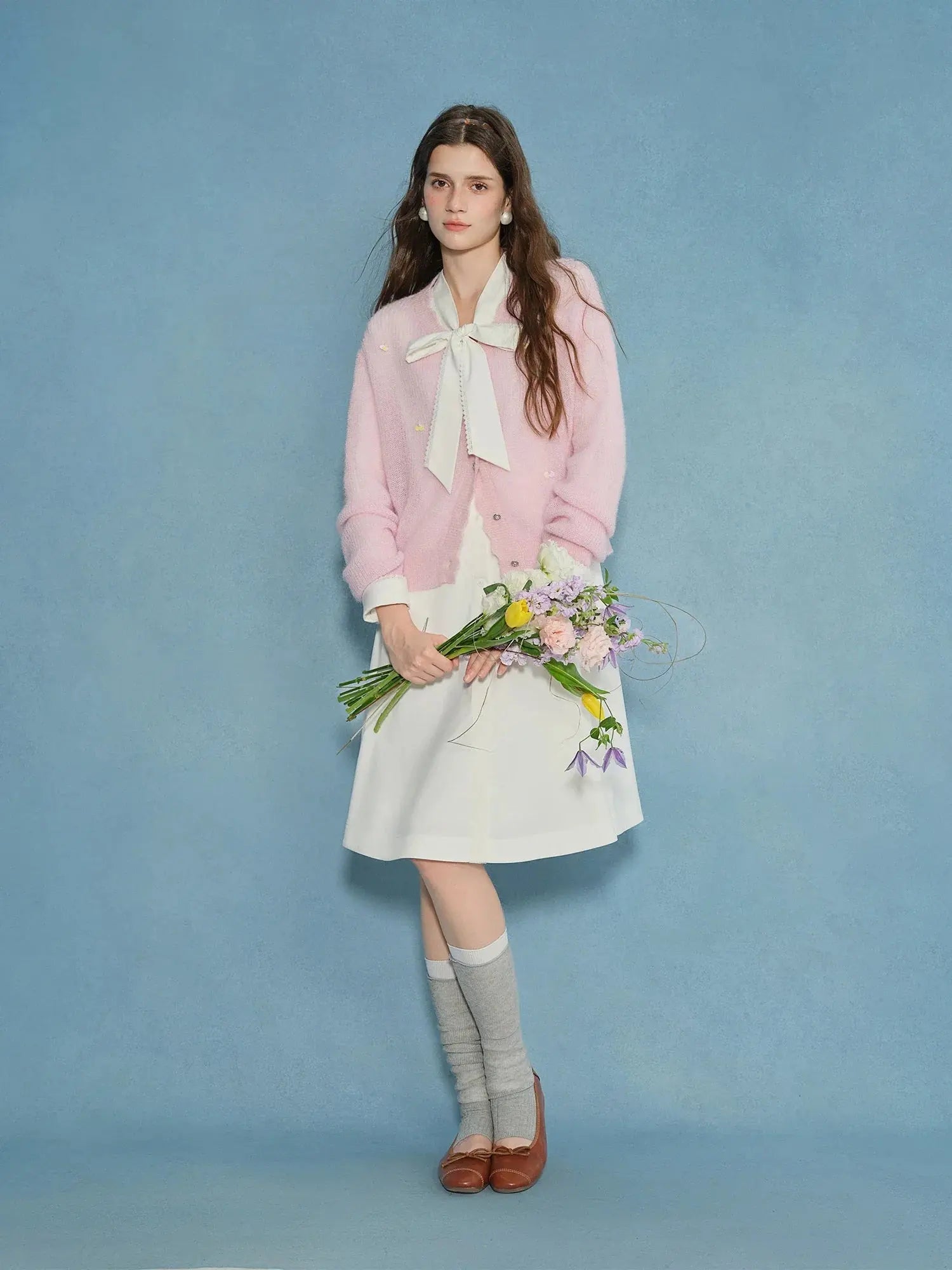 Easy-to-Wear Knitted Cardigan Sweater for Fall