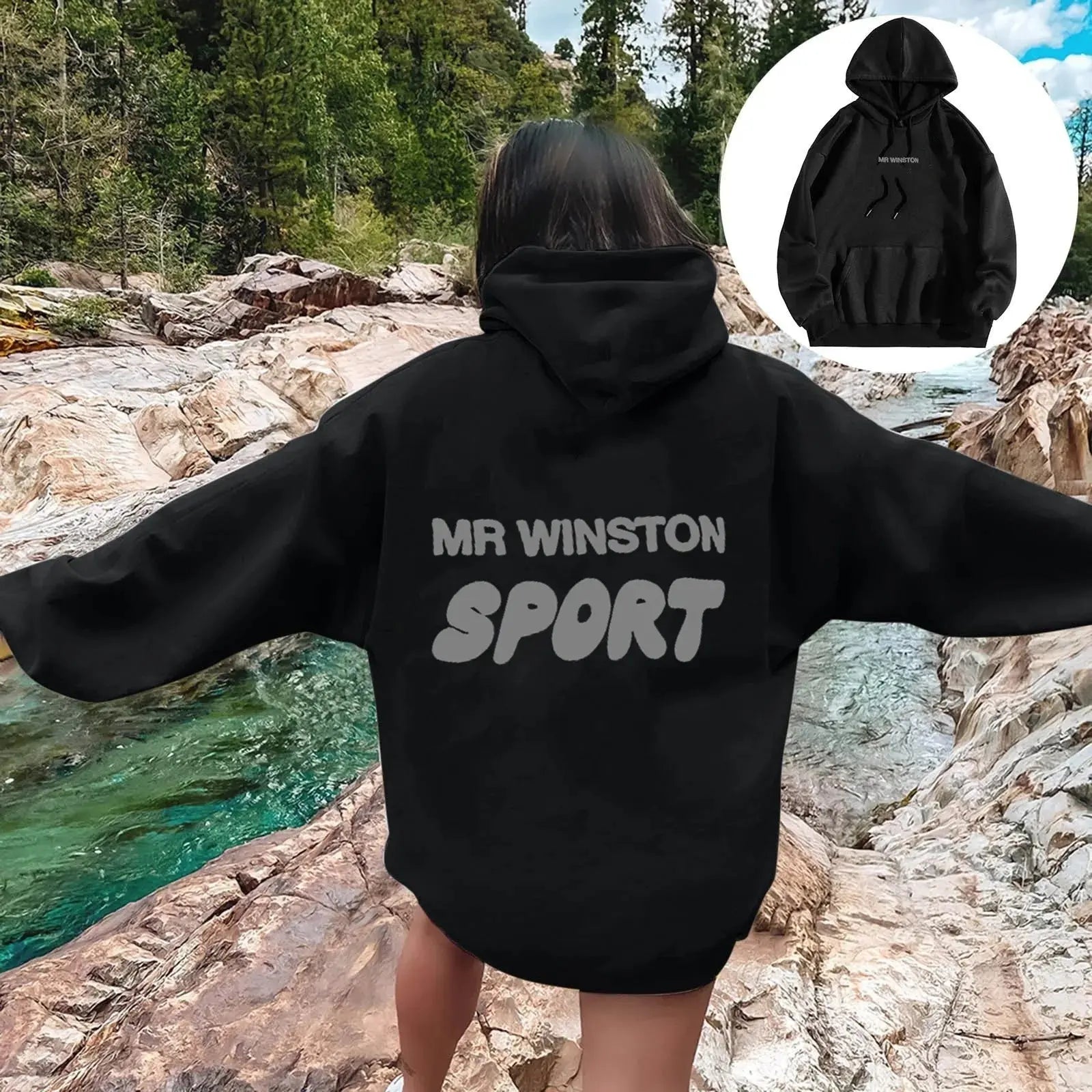 Thick, Fleece-Lined Wings Hoodie