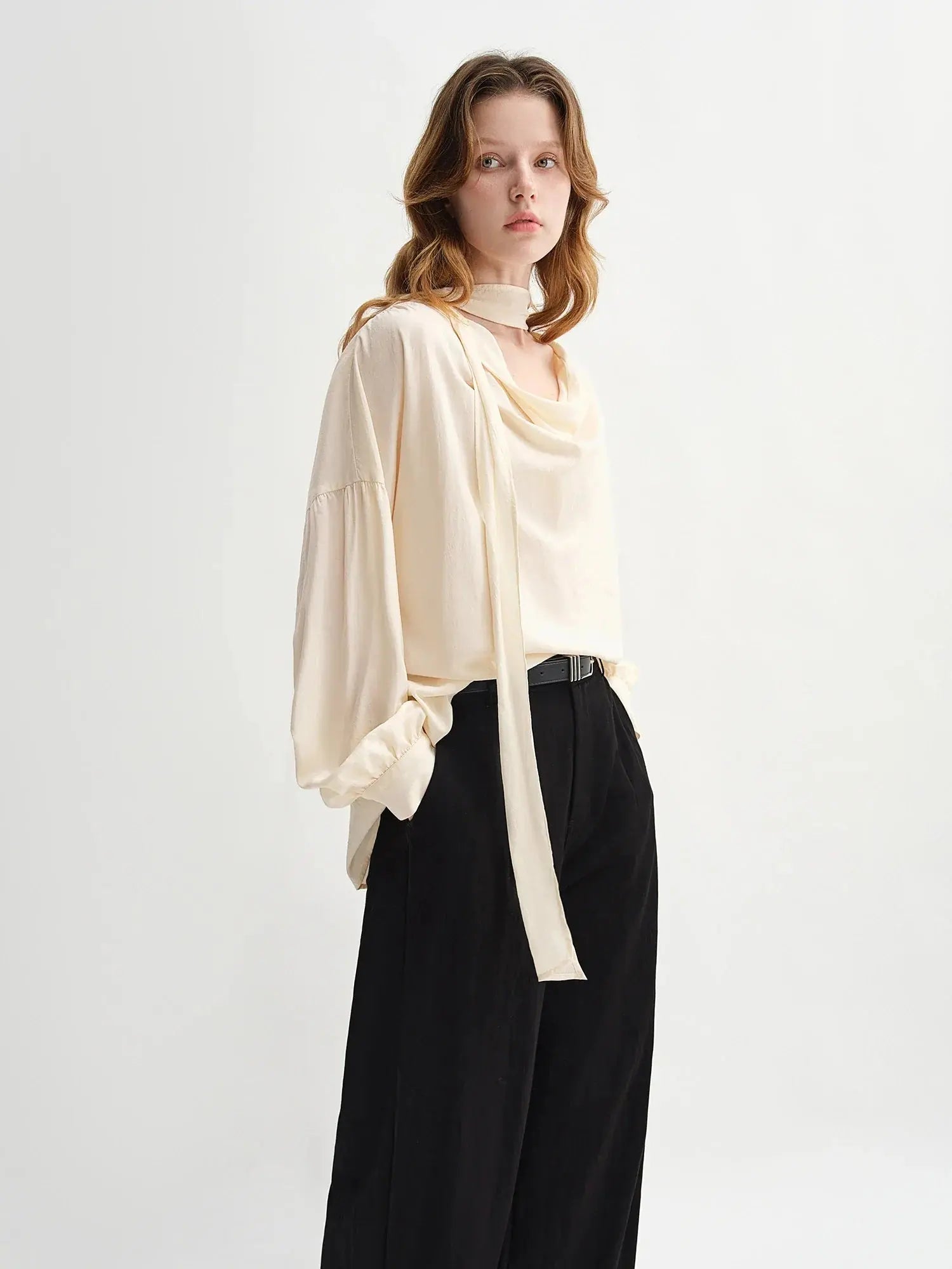 Effortlessly Elegant Loose Fit Autumn Top