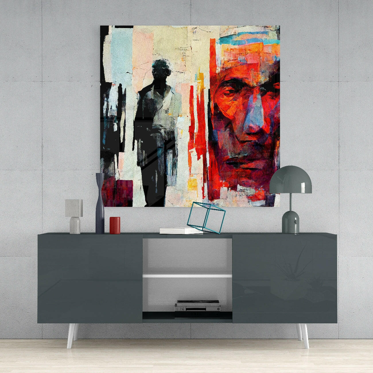 Surveillance Glass Wall Art || Designer Collection