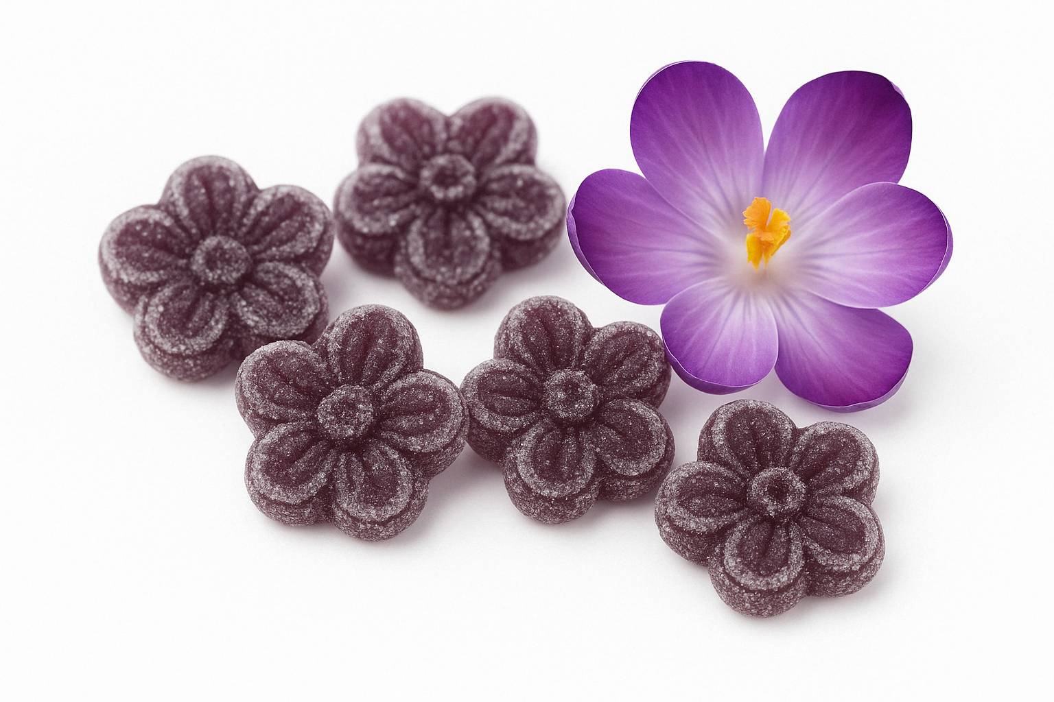 Andy Anand Sugar-Free Violet Candy Dragees, 100 pc, 2-Pack – Old-World European, Stevia Sweetened, Keto & Diabetic-Friendly Gourmet Gift Box