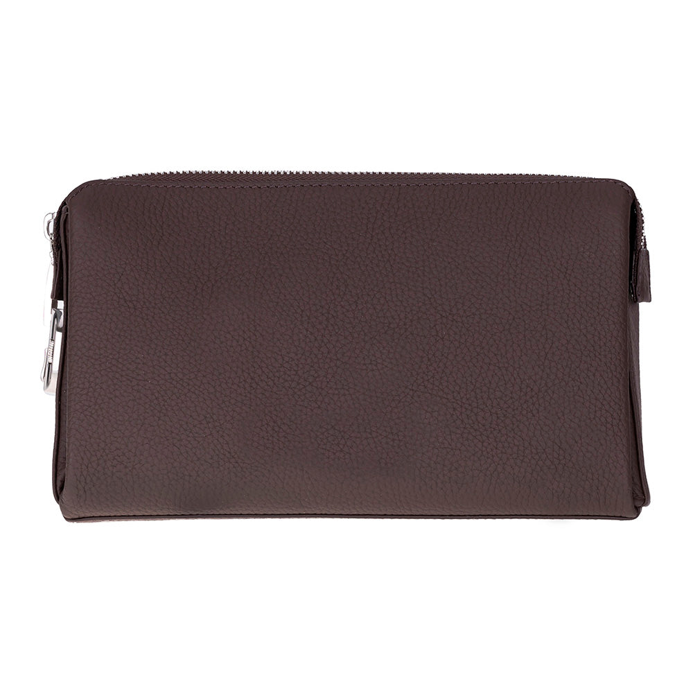 Lupus Leather Clutch Bag – Genuine Leather Wrist Clutch for Men & Women for Everyday Elegance | Minimal & Handcrafted