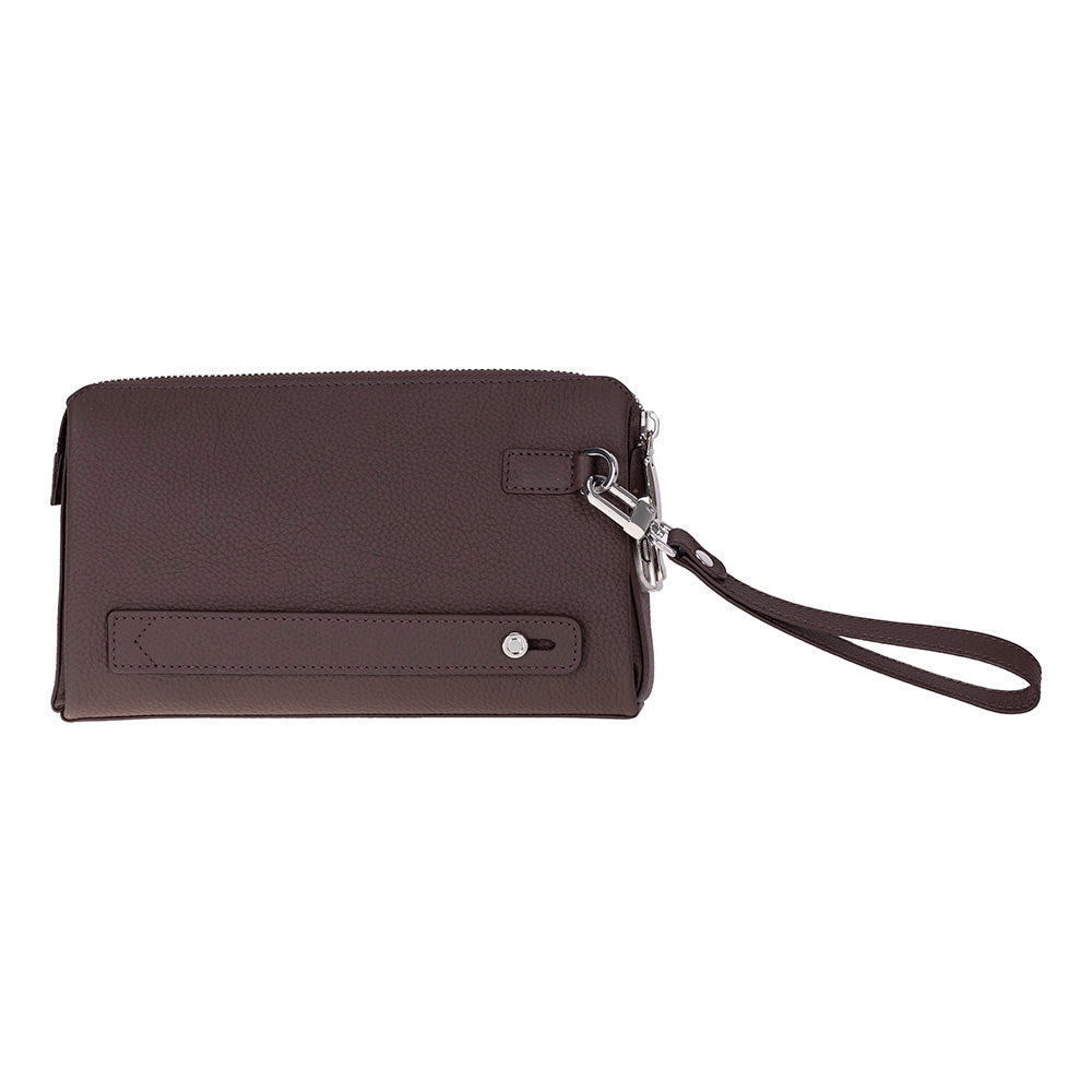 Lupus Leather Clutch Bag – Genuine Leather Wrist Clutch for Men & Women for Everyday Elegance | Minimal & Handcrafted
