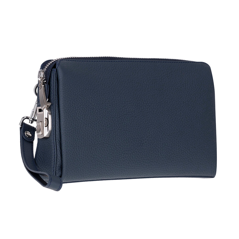 Lupus Leather Clutch Bag – Genuine Leather Wrist Clutch for Men & Women for Everyday Elegance | Minimal & Handcrafted