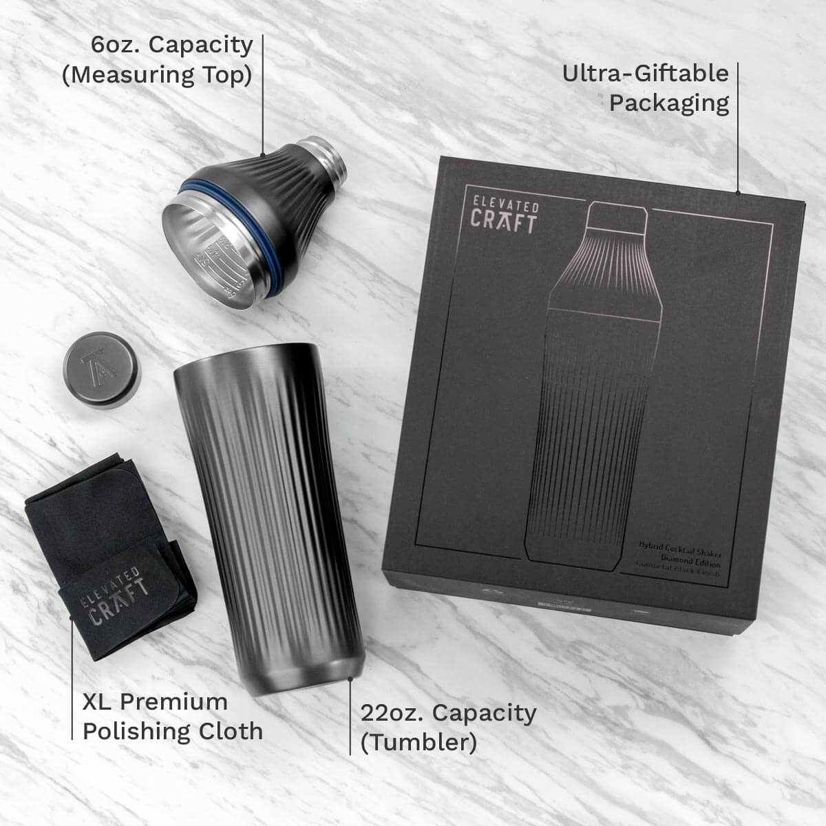 Diamond Edition Hybrid Cocktail Shaker