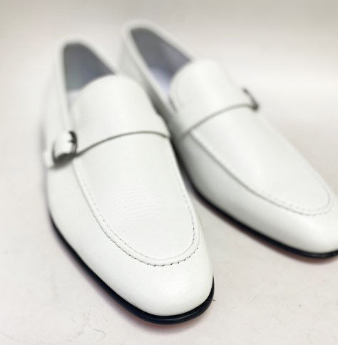 C Collection Deerskin Loafer - White