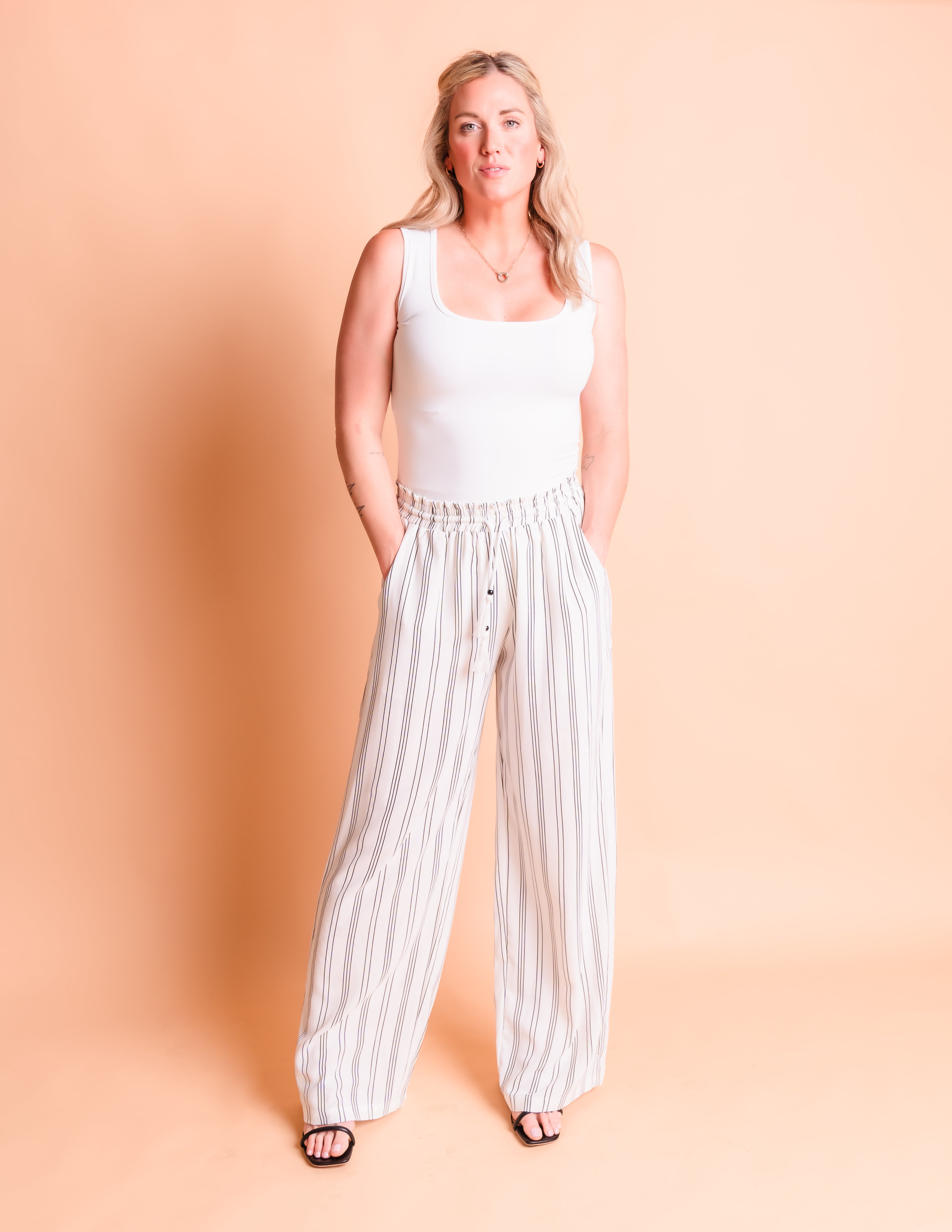 Tall Yacht Pants | Striped - Final Sale