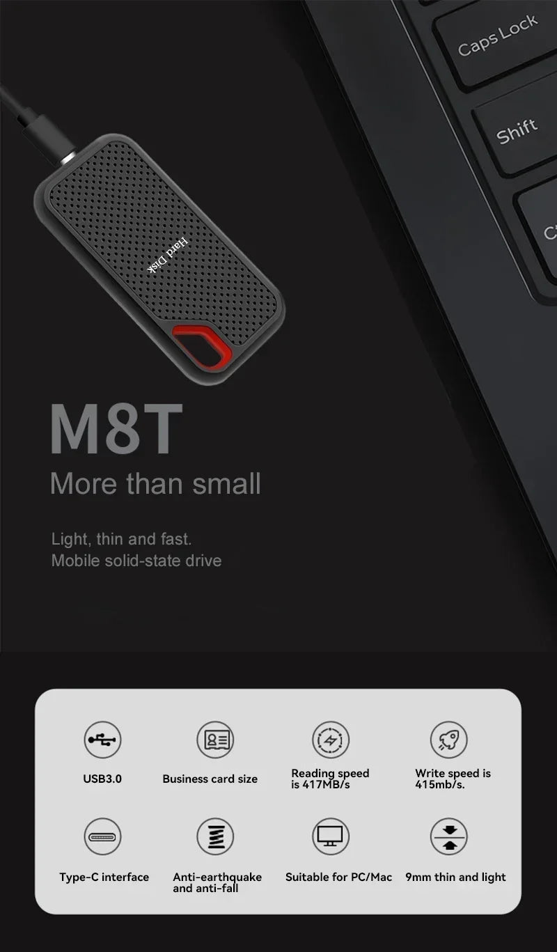 NEW 256TB USB SSD Mobile Hard Disk E60 128TB USB 3.1 HD External Hard Mobile Hard Disk HDD Storage Devices USB Tools