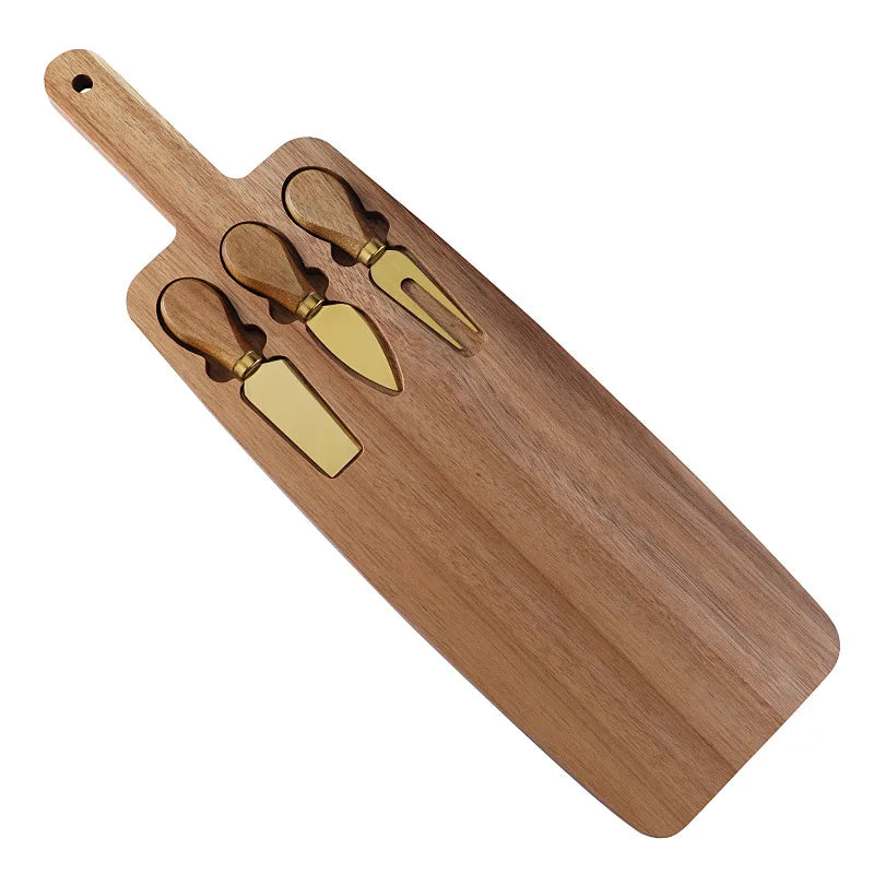 Acacia cheese board set cheese knife cheese board chopping board steak board cheese knife