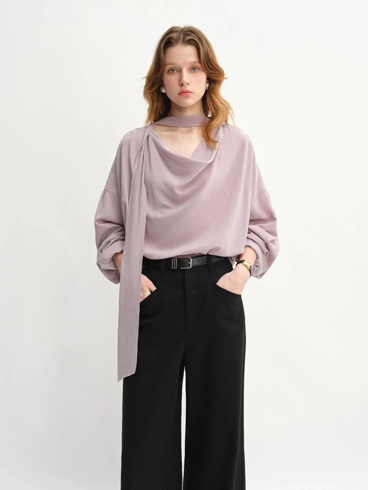 Effortlessly Elegant Loose Fit Autumn Top