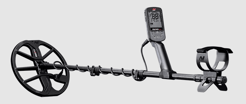 Minelab Equinox 900 Metal Detector with 11” Double-D Coil and 6” Double-D Coil