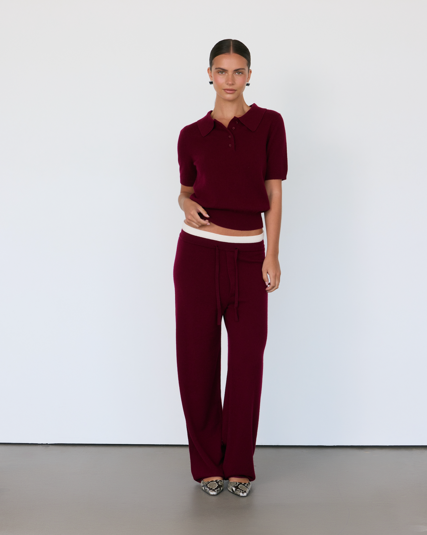 Tove Short Sleeve Cashmere Polo