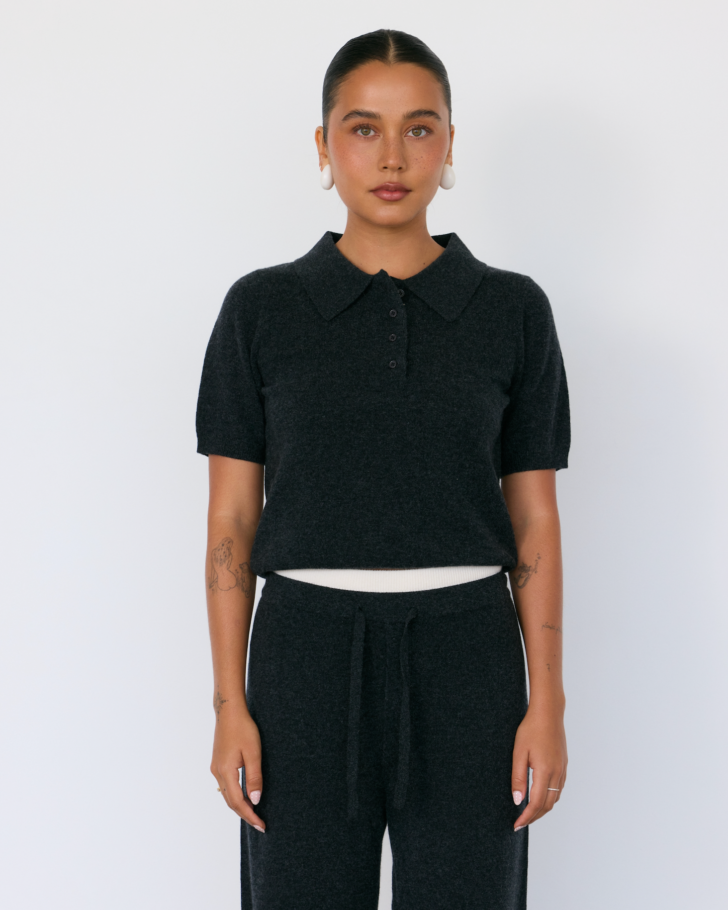 Tove Short Sleeve Cashmere Polo