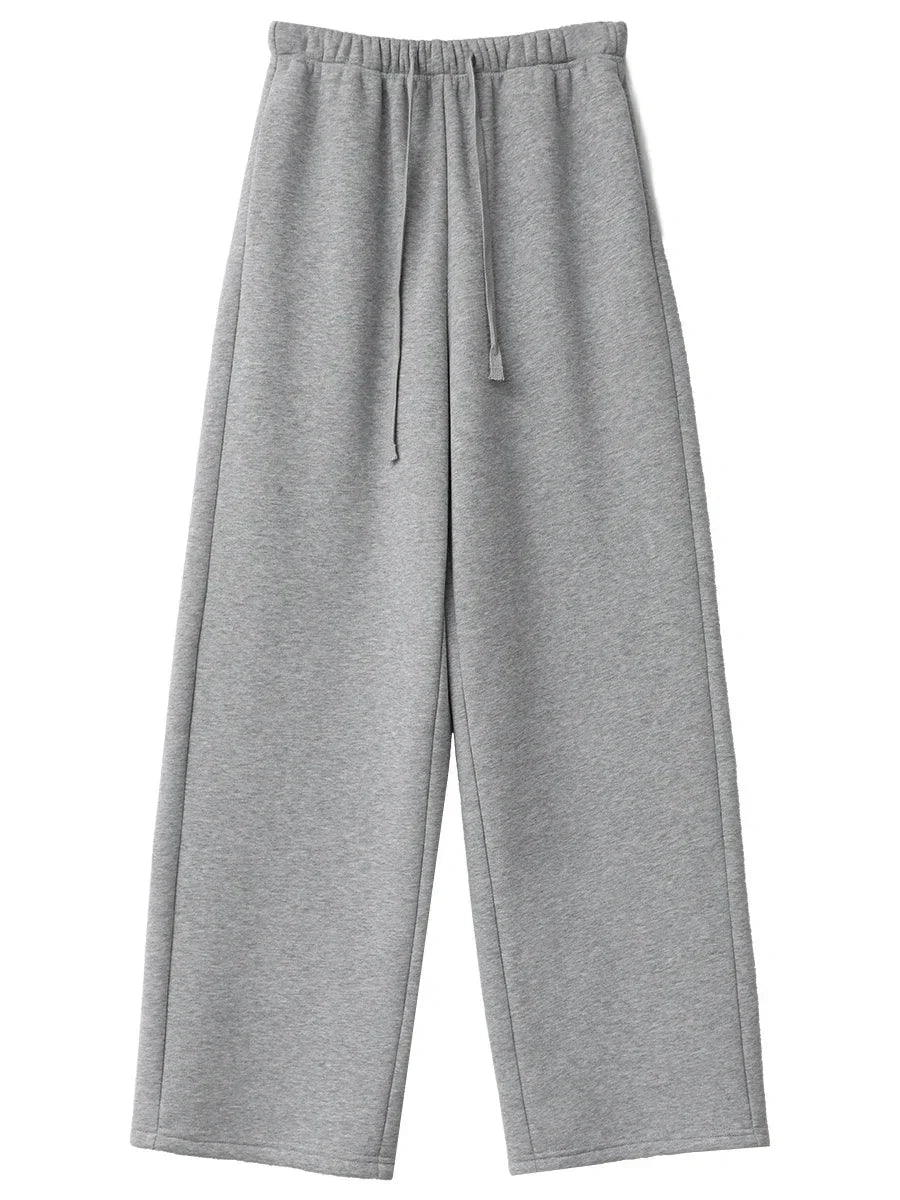 High-Waisted Fleece Sweatpants Autumn & Winter