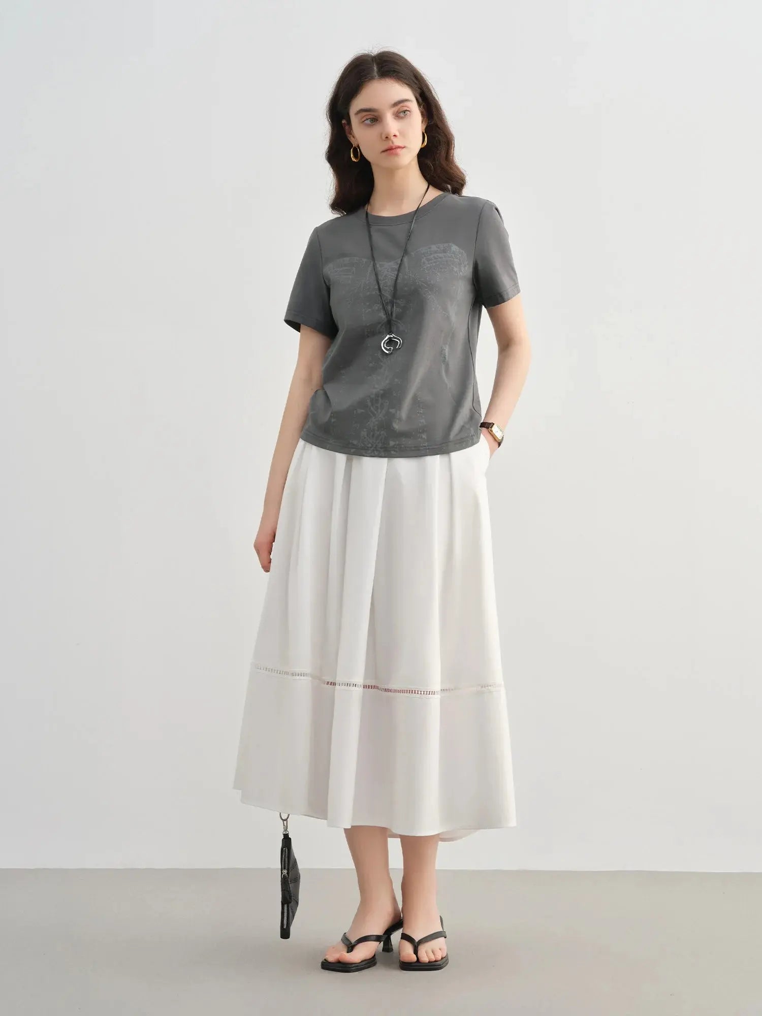 Plus-Size Women's Slogan T-Shirt | Slimming Summer Knit Top