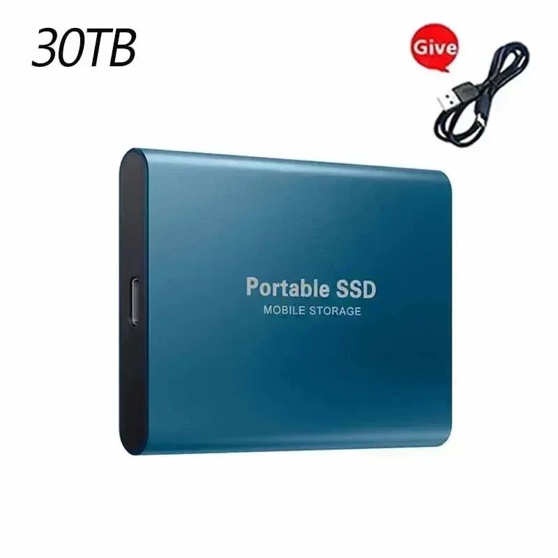 External Hard Drive High Speed Hard Disk 256TB USB3.1 Portable 128TB for Pc/Laptop/Mac/Phone Solid State Disk