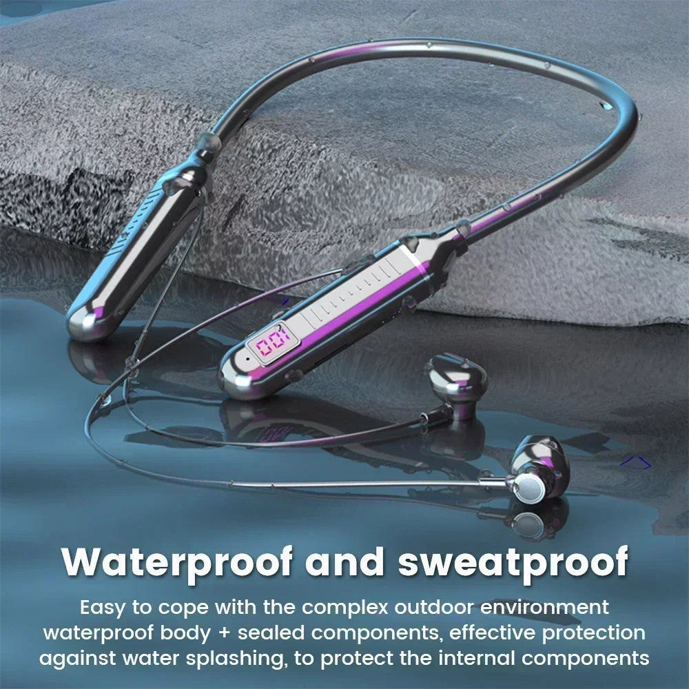 K58pro TWS Wireless Headphone Bluetooth 5.3 Earphones Magnetic Neckband Sport Waterproof Blutooth Headset with Mic Noise Cancell