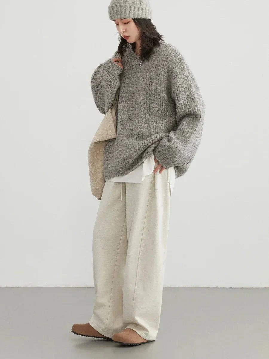 Women’s High Waist Wide Leg Pants Autumn Streetwear