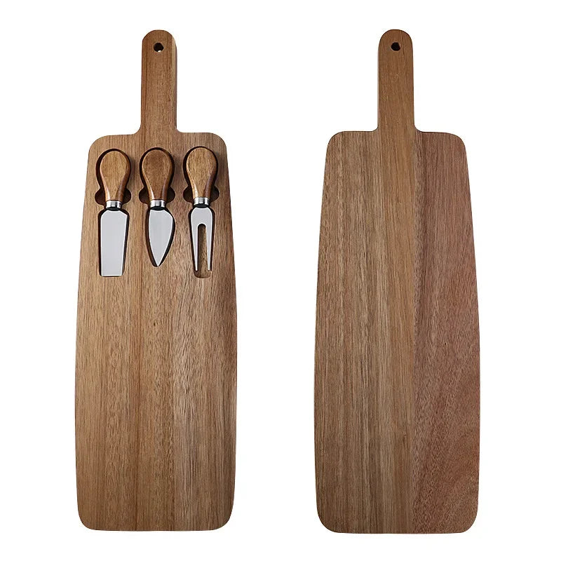 Acacia cheese board set cheese knife cheese board chopping board steak board cheese knife