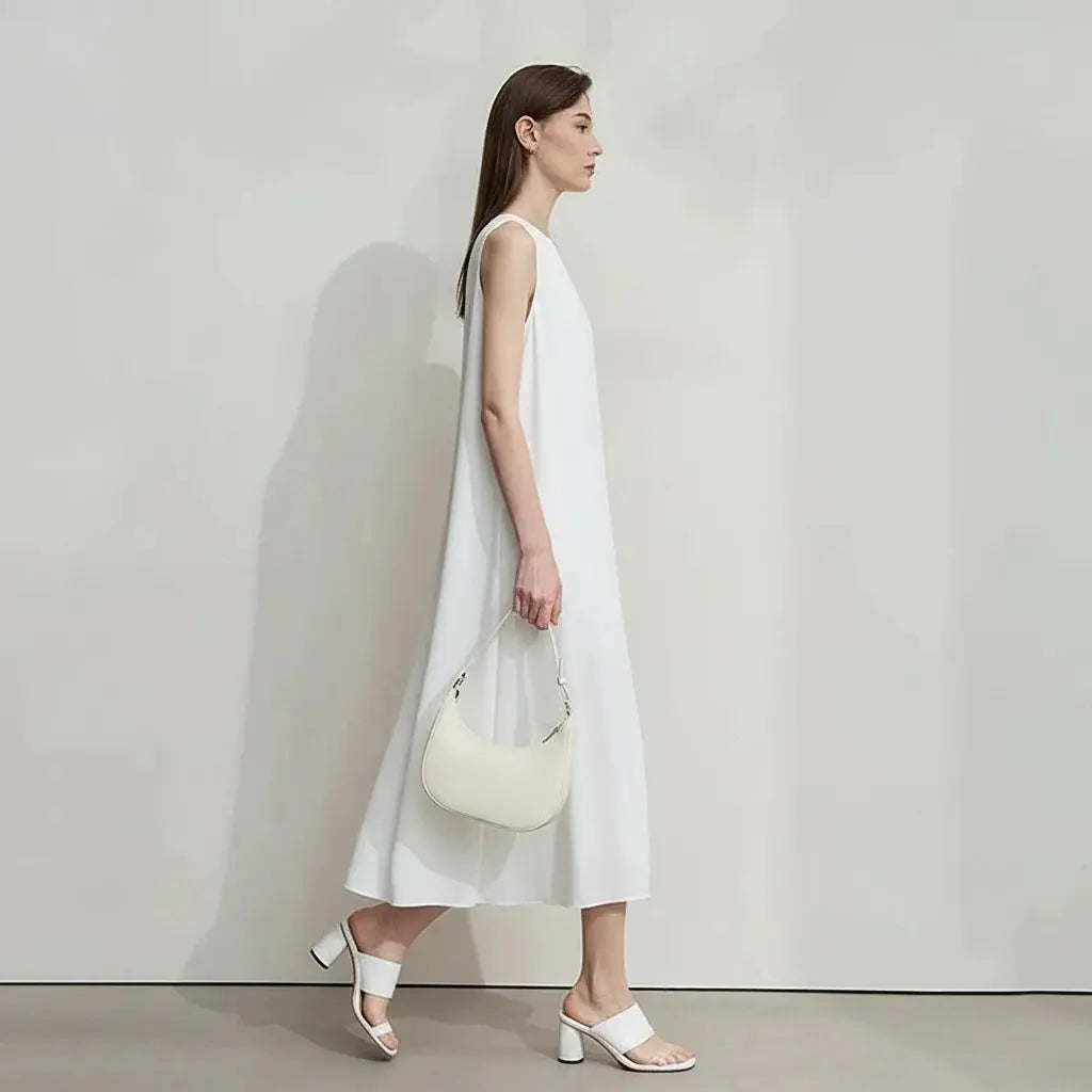 Minimalist Asymmetric Evening Dress