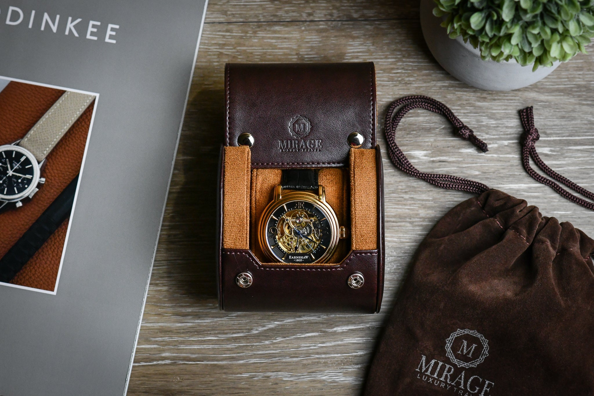 1 Watch Case - Espresso Brown