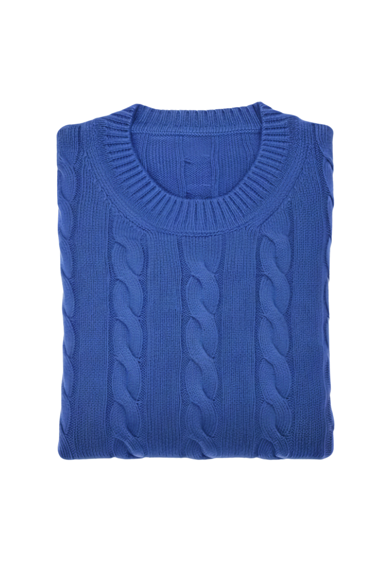 Manrico Cashmere Cable Knit Sweater
