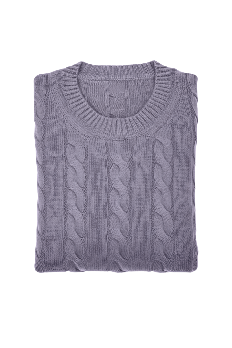 Manrico Cashmere Cable Knit Sweater