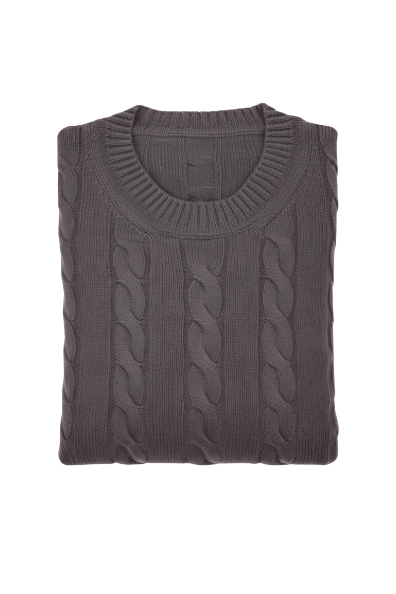 Manrico Cashmere Cable Knit Sweater