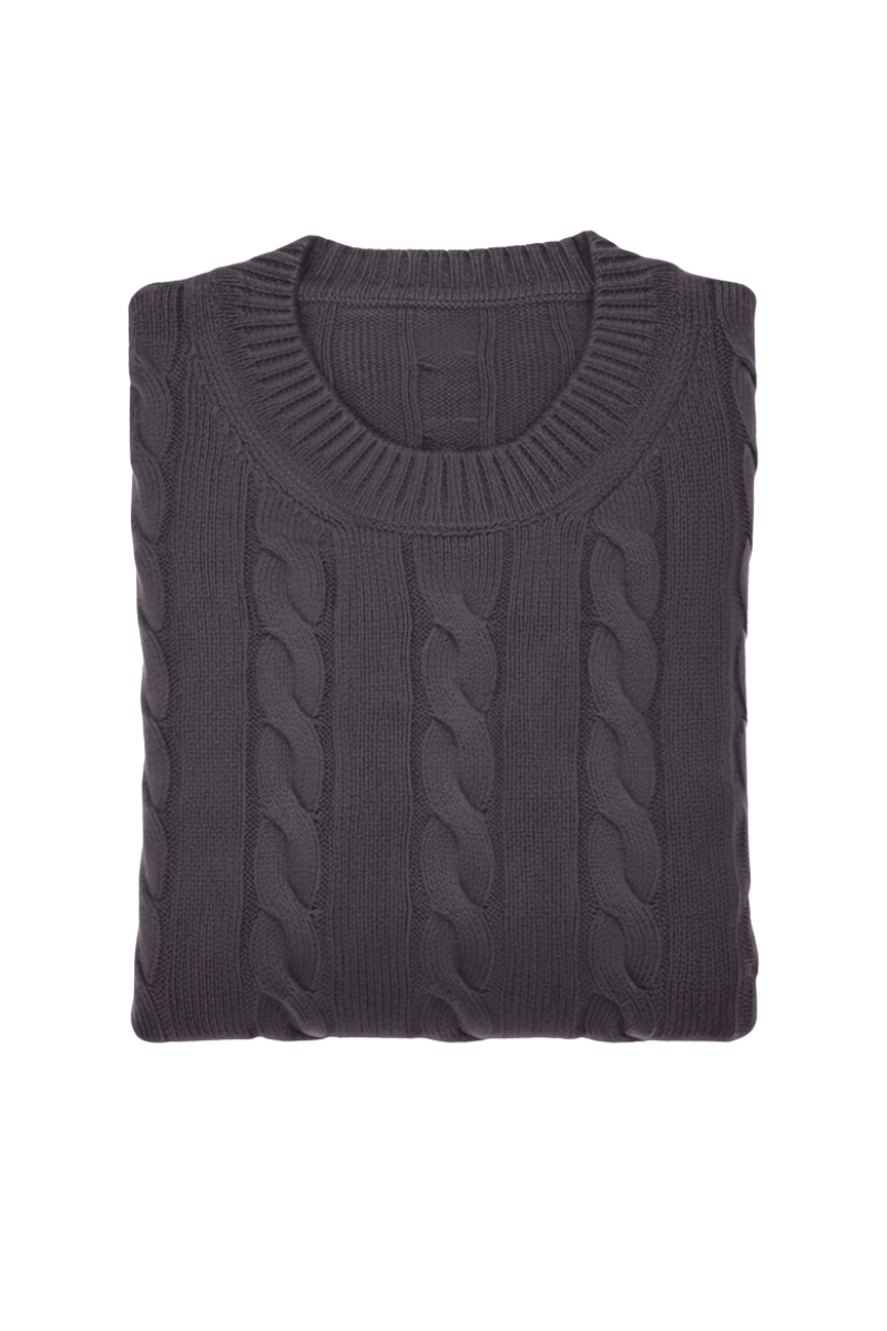 Manrico Cashmere Cable Knit Sweater