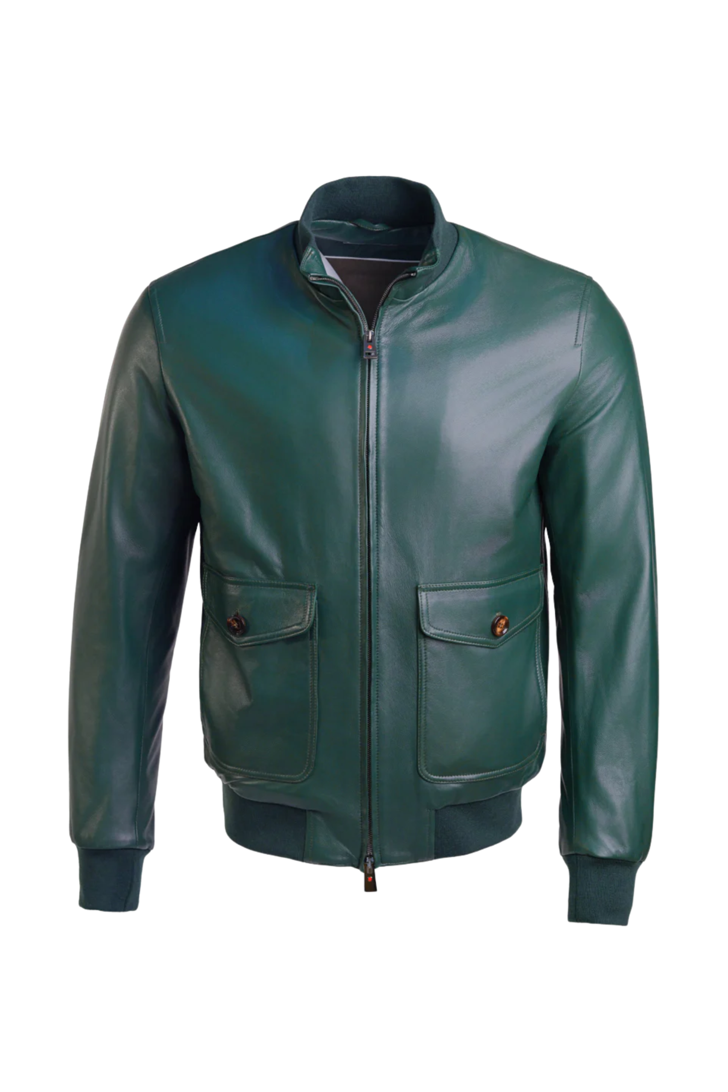 Kired by Kiton INN Lambskin-Virgin Wool Bomber