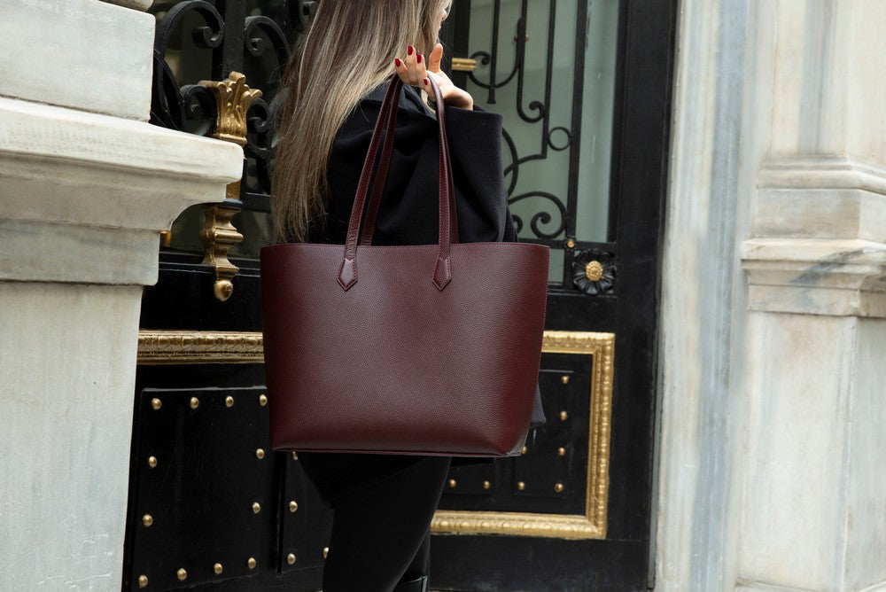 Solea Women’s Leather Bag – Genuine Leather Women’s Tote Shoulder Bag for Everyday Use | Minimal & Handcrafted