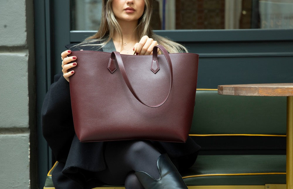 Solea Women’s Leather Bag – Genuine Leather Women’s Tote Shoulder Bag for Everyday Use | Minimal & Handcrafted