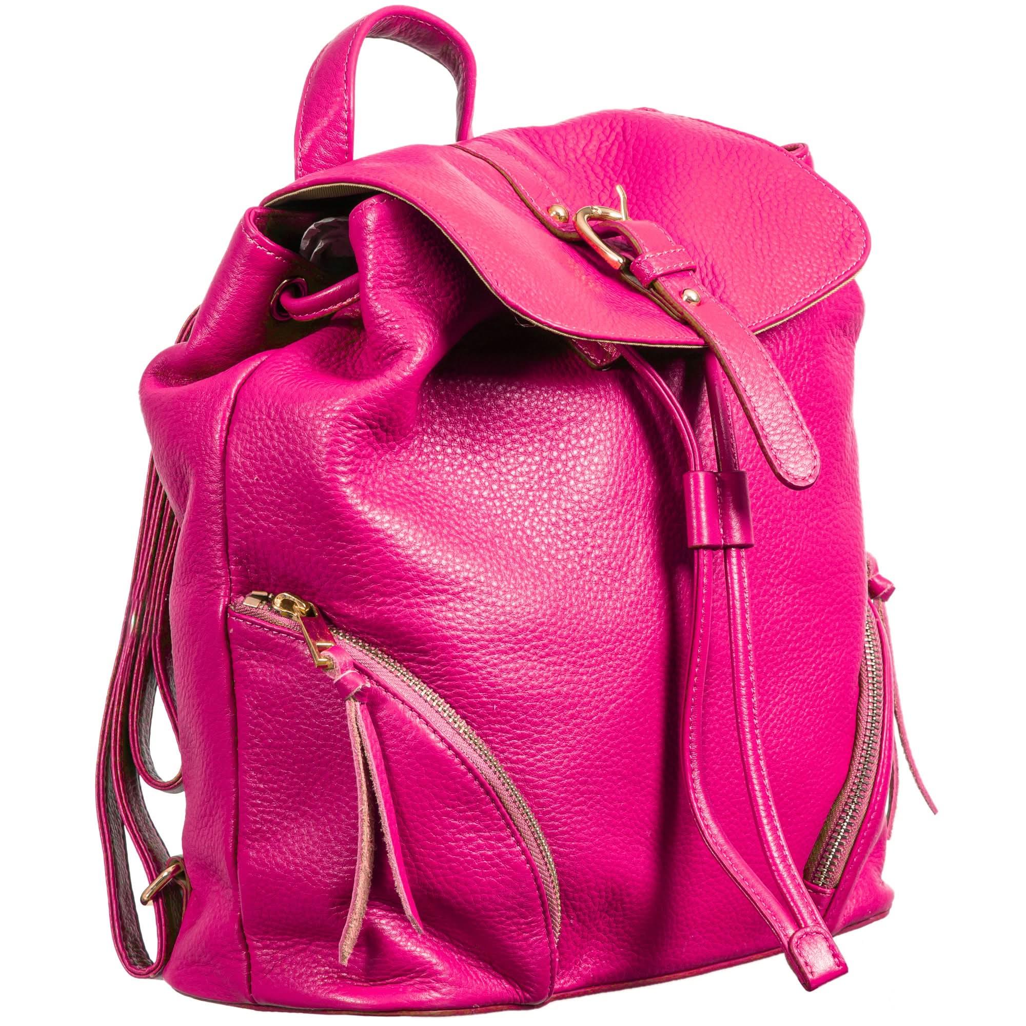 Sophia Full-Grain Leather Backpack for Women