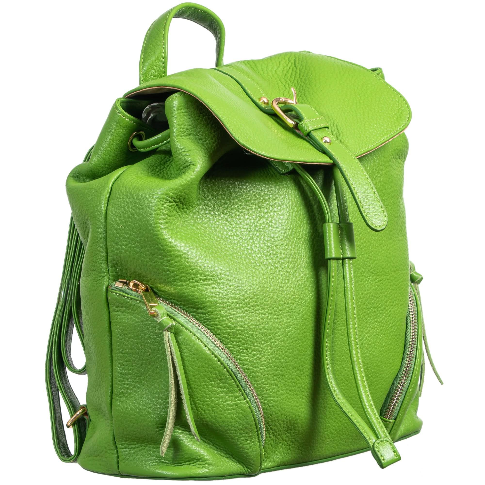 Sophia Full-Grain Leather Backpack for Women