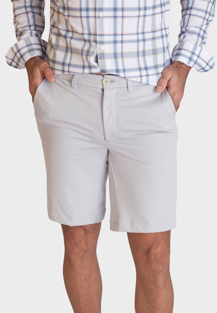 Stretch Eagle Shorts - Pearl Grey - Men