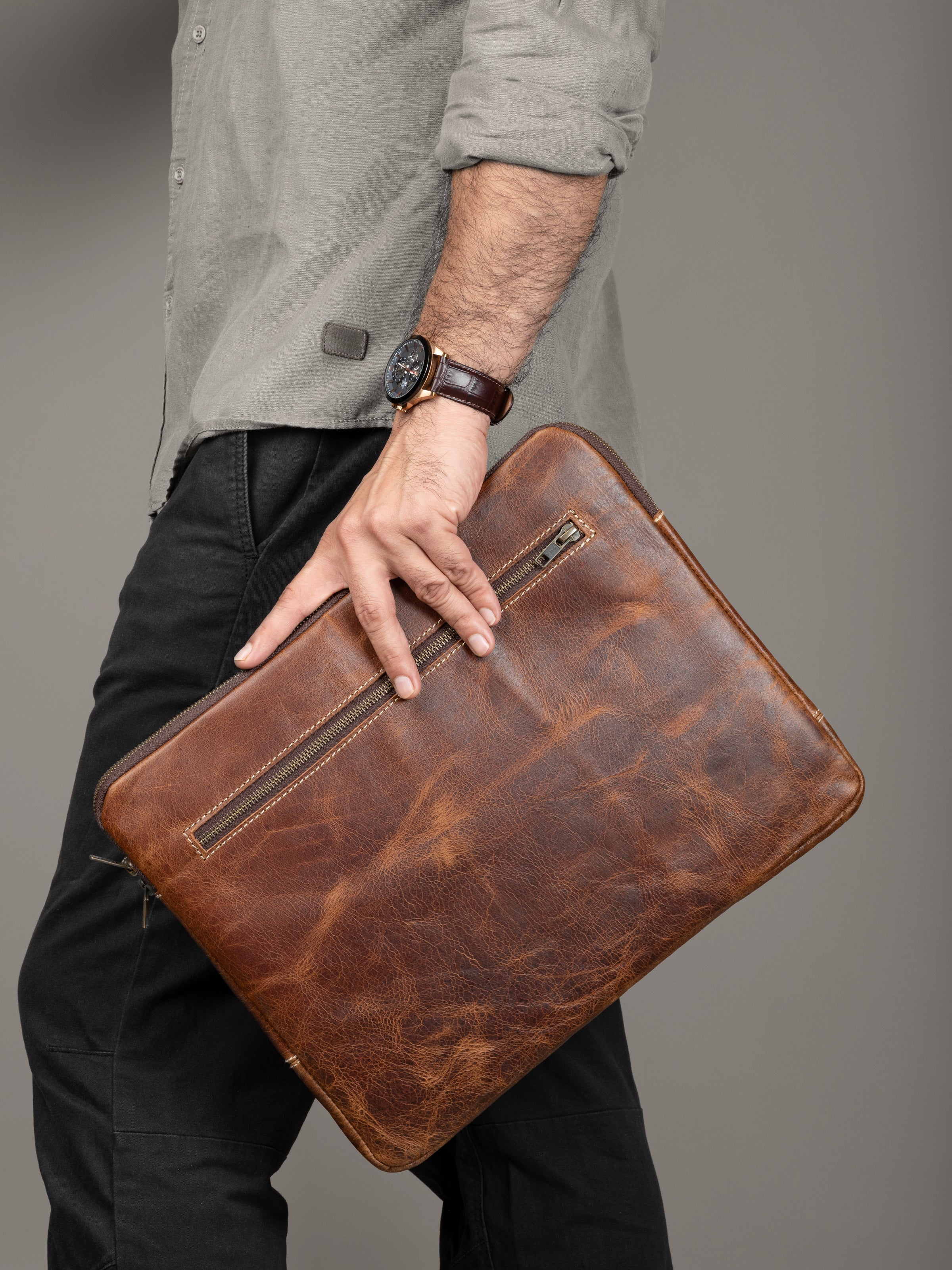 Tan Laptop Sleeve