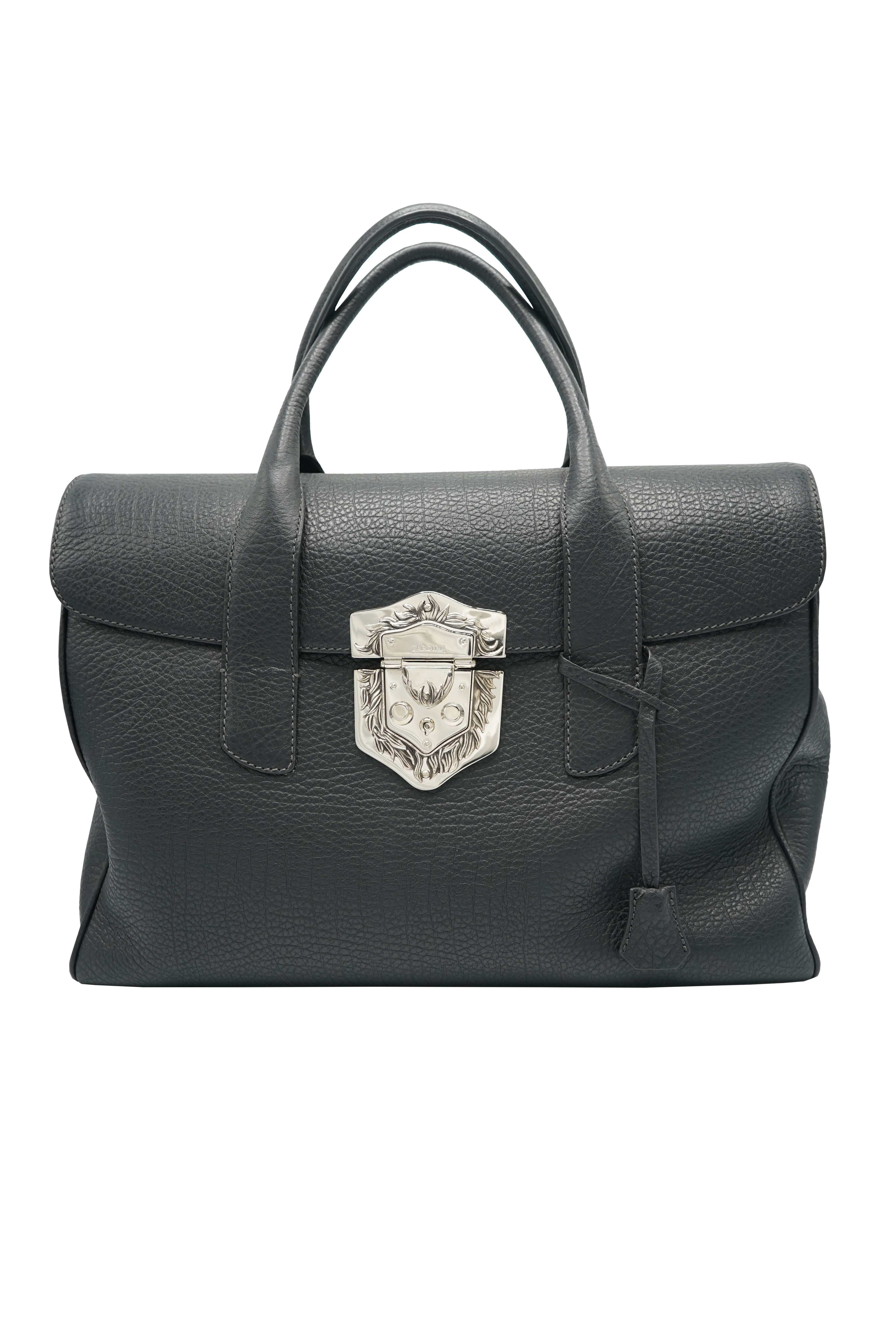 Tardini Shell Cordovan Satchel Bag